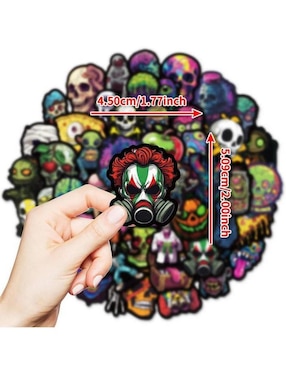 Set calcomanías de halloween Ventdepot Z-SmileFun
