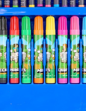Set escolar Minecraft con 54 piezas