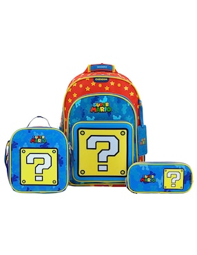 Set mochila escolar Super Mario Bros Chenson Myst para niño