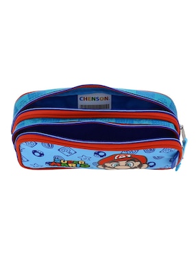 Set mochila escolar Mario Bros Chenson Flep para niño
