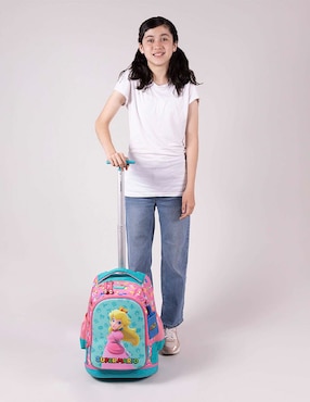 Set mochila escolar Princesa Peach Chenson Shaw para niña