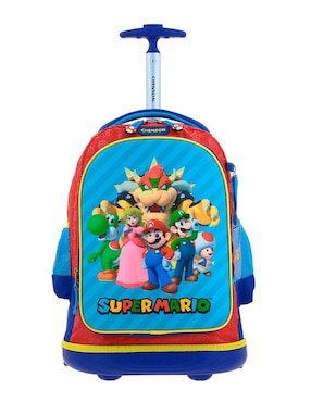 Set mochila escolar Mario and Friends Chenson Squat para niño