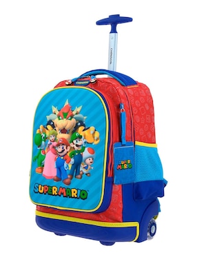 Set mochila escolar Mario and Friends Chenson Squat para niño