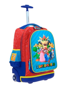 Set mochila escolar Mario and Friends Chenson Squat para niño