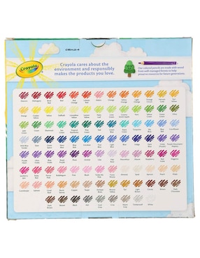 Lápices de color Crayola redonda HB 100 piezas