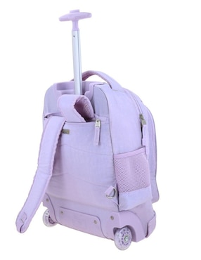 Mochila con ruedas escolar 1818 para mujer