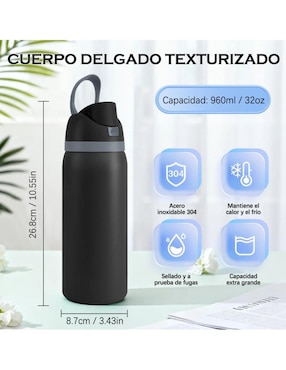 Termo Belug de acero inoxidable con tapa rosca