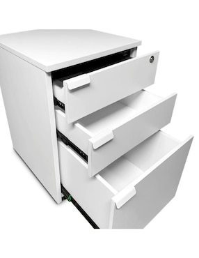 Archivero form design con cerradura y base móvil