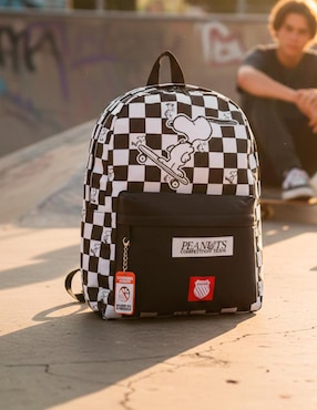 Mochila escolar Snoopy K-Swiss Back To School para niño