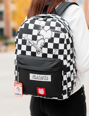 Mochila escolar Snoopy K-Swiss Back To School para niño