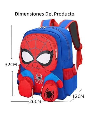 Mochila escolar Spider-Man Belug impermeable unisex
