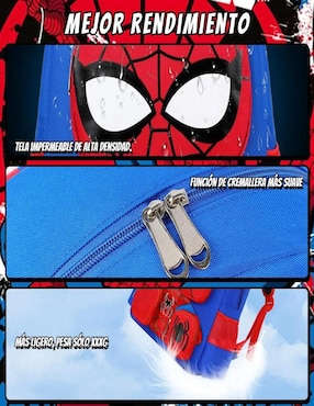 Mochila escolar Spider-Man Belug impermeable unisex