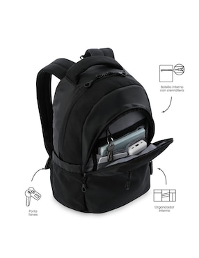 Mochila con portalaptop Totto Steif Nara unisex