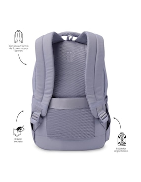 Mochila con portalaptop Totto Steif Nara para mujer