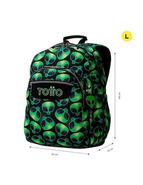 Mochila escolar Totto Acuarela para hombre