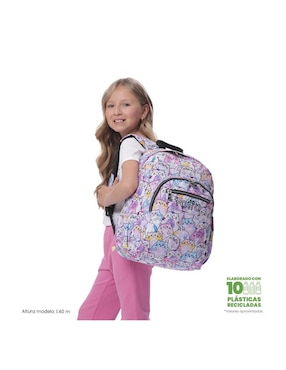 Mochila escolar Totto Ecole para niña