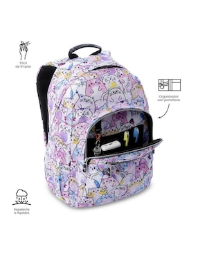 Mochila escolar Totto Ecole para niña