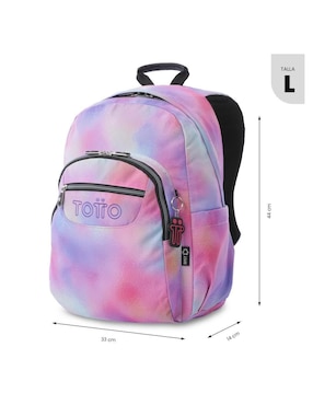 Mochila escolar Totto Acuarela para niña