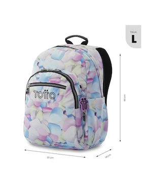 Mochila escolar Totto Acuarela para niña