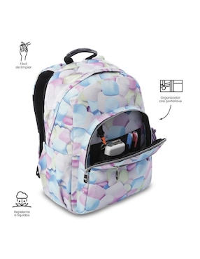 Mochila escolar Totto Acuarela para niña