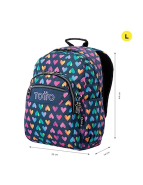 Mochila escolar Totto Acuarela para niña