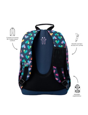 Mochila escolar Totto Acuarela para niña