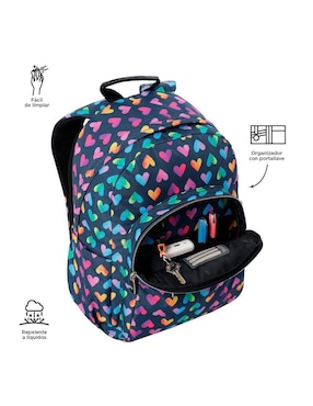 Mochila escolar Totto Acuarela para niña