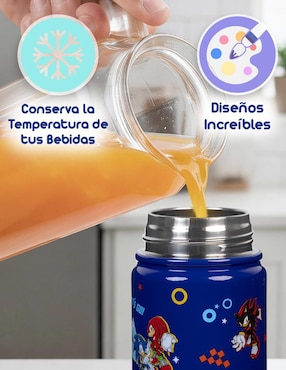 Termo Magma Life de acero inoxidable con tapa Flip Top 500 ml