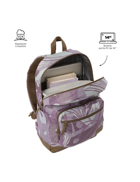 Mochila con portalaptop Totto Tocax para mujer