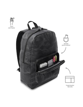 Mochila con portalaptop Totto Tocax para hombre