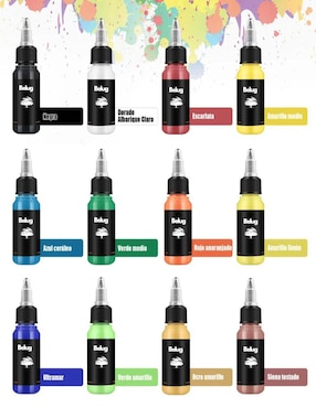 Set pinturas acrílica Belug 12 piezas