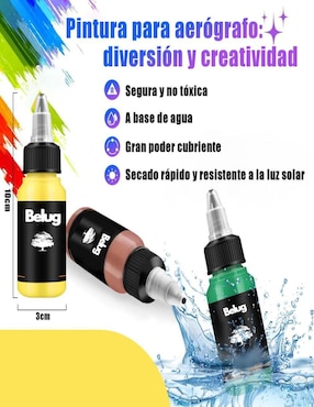 Set pinturas acrílica Belug 12 piezas