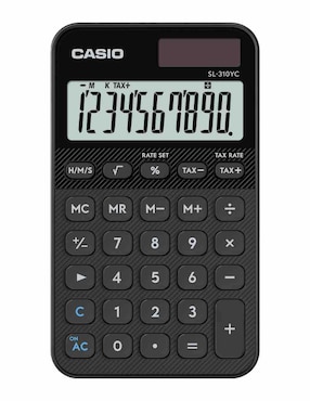 Calculadora de bolsillo Casio SL-310YC-BK