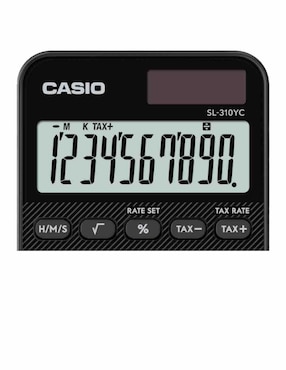 Calculadora de bolsillo Casio SL-310YC-BK