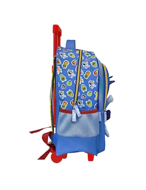 Mochila con ruedas escolar Bluey Fotorama let's have fun unisex