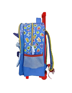 Mochila con ruedas escolar Bluey Fotorama let's have fun unisex