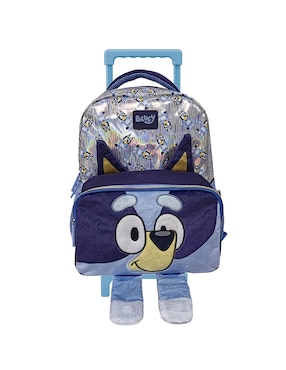 Mochila con ruedas escolar Bluey Fotorama patitas unisex