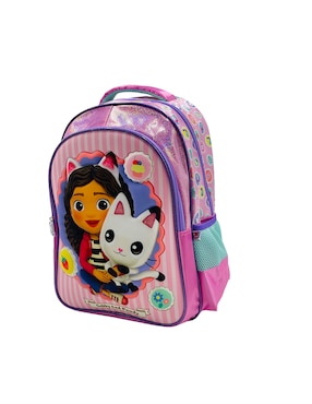 Mochila escolar gabby's dollhouse Fotorama patches para niña