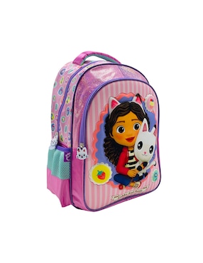 Mochila escolar gabby's dollhouse Fotorama patches para niña
