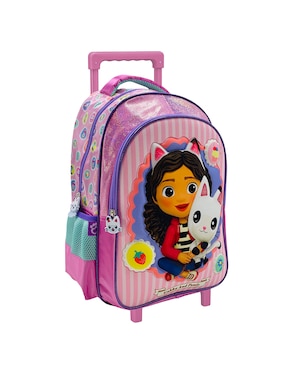 Mochila con ruedas escolar gabby's dollhouse Fotorama patches para niña