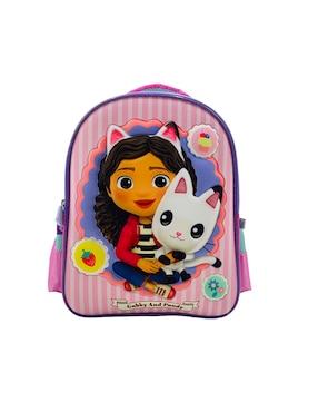 Mochila escolar gabby's dollhouse Fotorama patches para niña