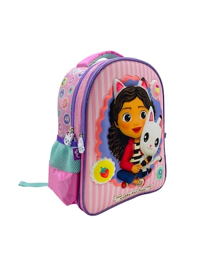 Mochila escolar gabby's dollhouse Fotorama patches para niña