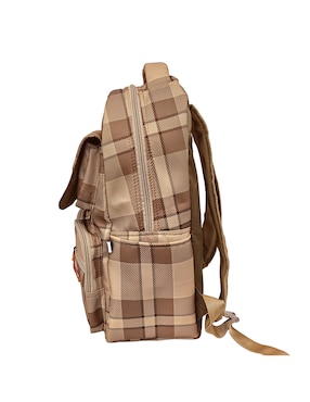 Mochila escolar capibara Fotorama tartan capy unisex