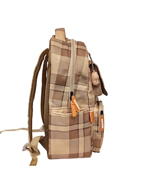 Mochila escolar capibara Fotorama tartan capy unisex
