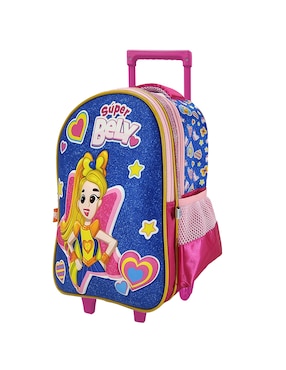 Mochila con ruedas escolar bely y beto Fotorama super bely para niña
