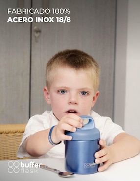 Termo Buffer de acero inoxidable con tapa rosca 350 ml