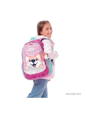 Mochila infantil totto doggy love l para niña