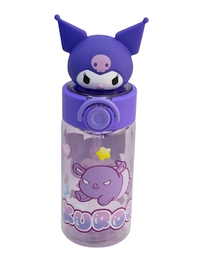 Botella de agua Regalos Siglo XXI Kuromi con tapa rosca 500 ml
