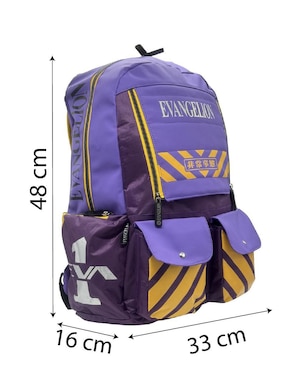 Mochila escolar evangelion american bags eva-01 unisex