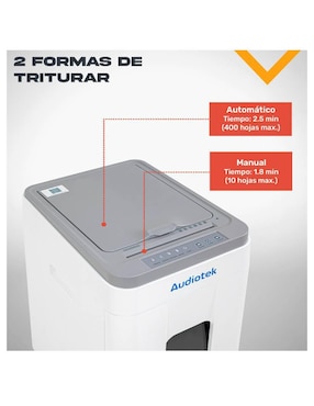 Trituradora de papel Audiotek